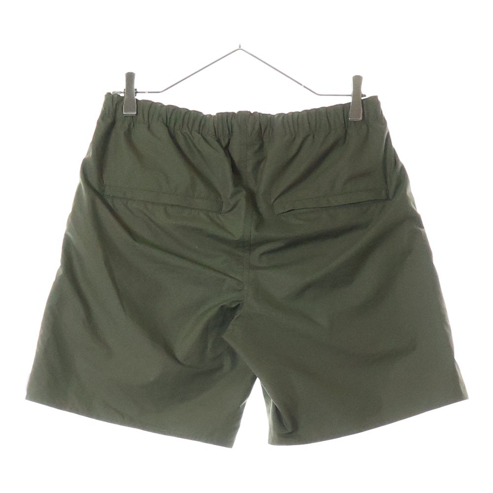 Mercedes Anchor Inc.(メルセデスアンカーインク) WATERPROOF SHORTS ロゴ刺繍 ウォータープルーフ ポリエステルショーツ カーキ