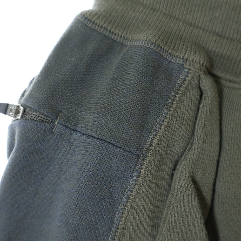 nonnative(ノンネイティブ) JOGGER EASY SHORTS COTTON SWEAT OVERDYED オーバーダイ コットン スウェット ジョガーイージーショーツ ハーフパンツ カーキ NN-P4248