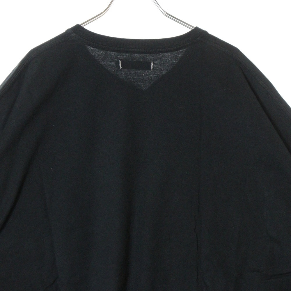 nonnative(ノンネイティブ) CLERK S/S V NECK TEE クラーク Vネック コットン 半袖Tシャツ カットソー ブラック NN-C4230