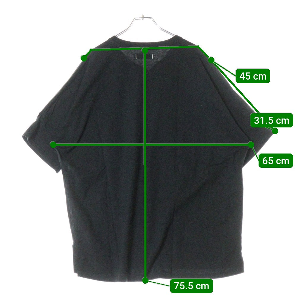 nonnative(ノンネイティブ) CLERK S/S V NECK TEE クラーク Vネック コットン 半袖Tシャツ カットソー ブラック NN-C4230