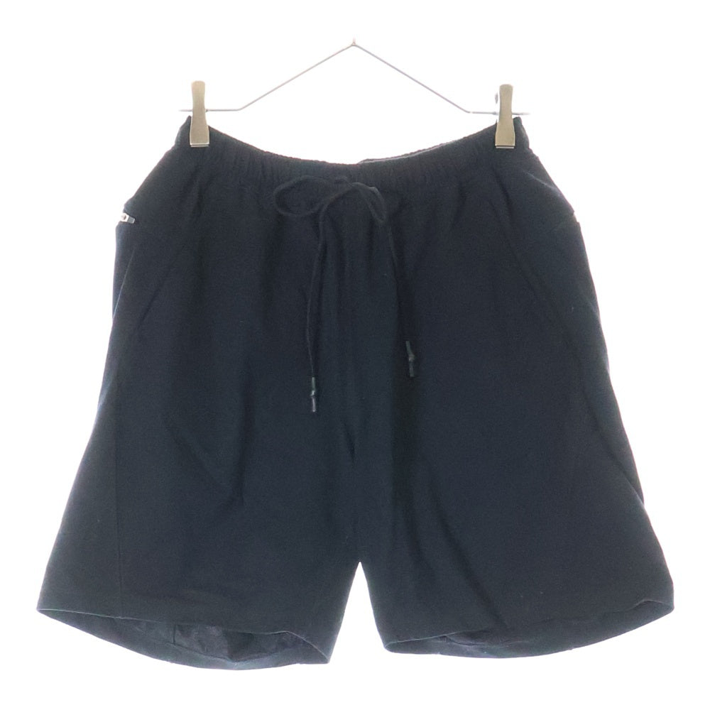 nonnative(ノンネイティブ) JOGGER EASY SHORTS C/N JERSEY ICE PACK アイスパック ジップポケット ジョガー イージーショーツ ハーフパンツ ブラック NN-P4249