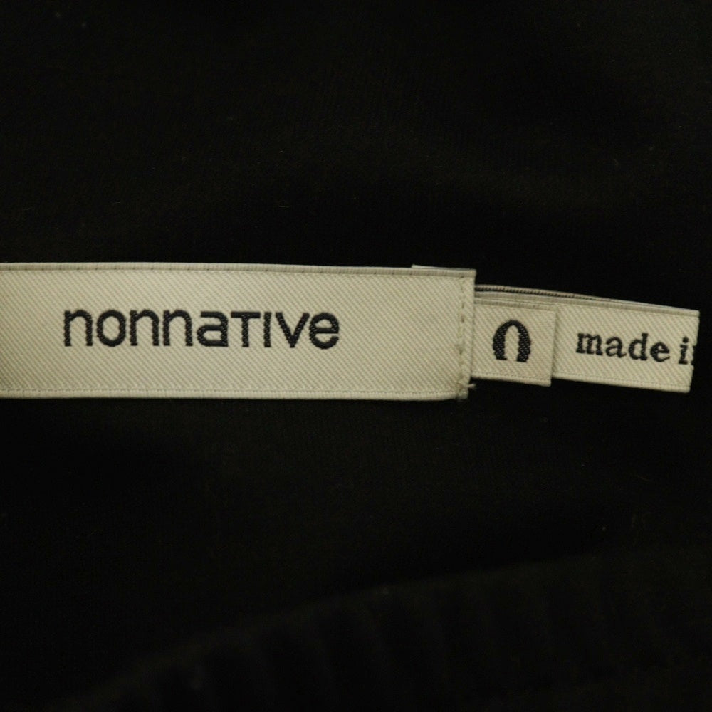 nonnative(ノンネイティブ) HIKER EASY PANTS TAPERED FIT P/R/P JERSEY テーパードフィット サイドライン ハイカー イージーパンツ ブラック NN-P3447