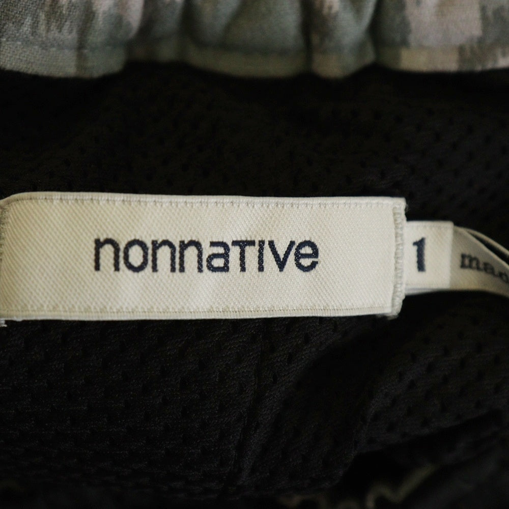 nonnative(ノンネイティブ) TROOPER EASY PANTS POLY TWILL ポリツイル トルーパー イージーパンツ ブラック NN-P3744