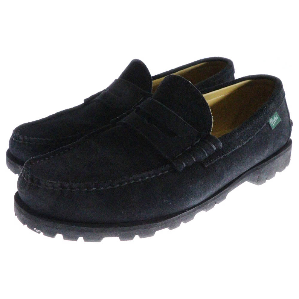 PARABOOT(パラブーツ) ARROWS別注 1121 スエード コインローファー ブラック