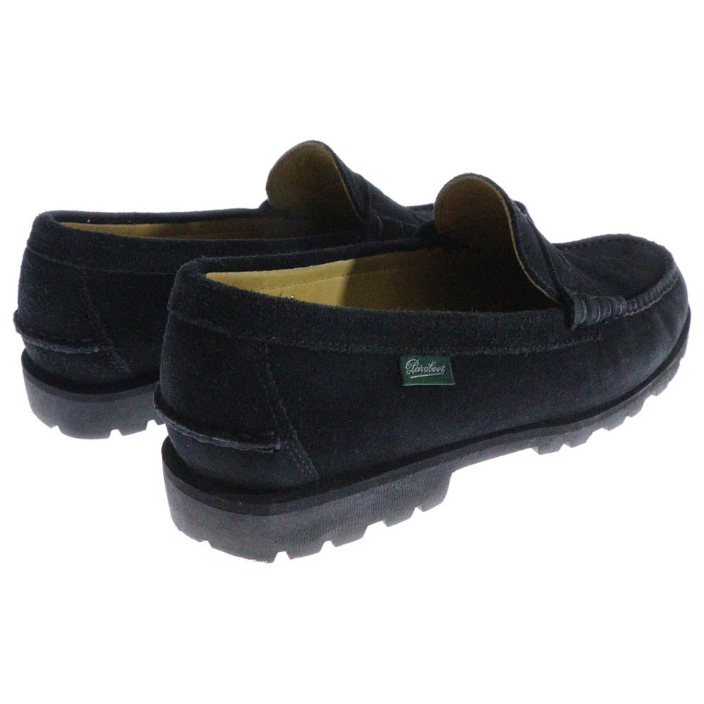 PARABOOT(パラブーツ) ARROWS別注 1121 スエード コインローファー ブラック
