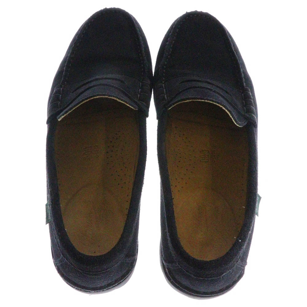 PARABOOT(パラブーツ) ARROWS別注 1121 スエード コインローファー ブラック