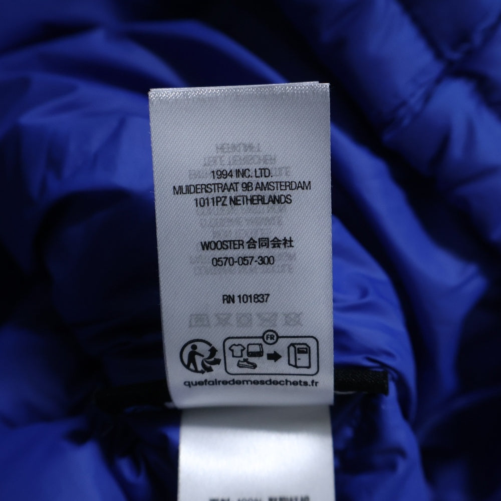 SUPREME(シュプリーム) 23AW ×PERTEX Micro Down Half Zip Hooded Pullover パーテックス マイクロ ハーフジップ フーデット ダウンジャケット ブルー
