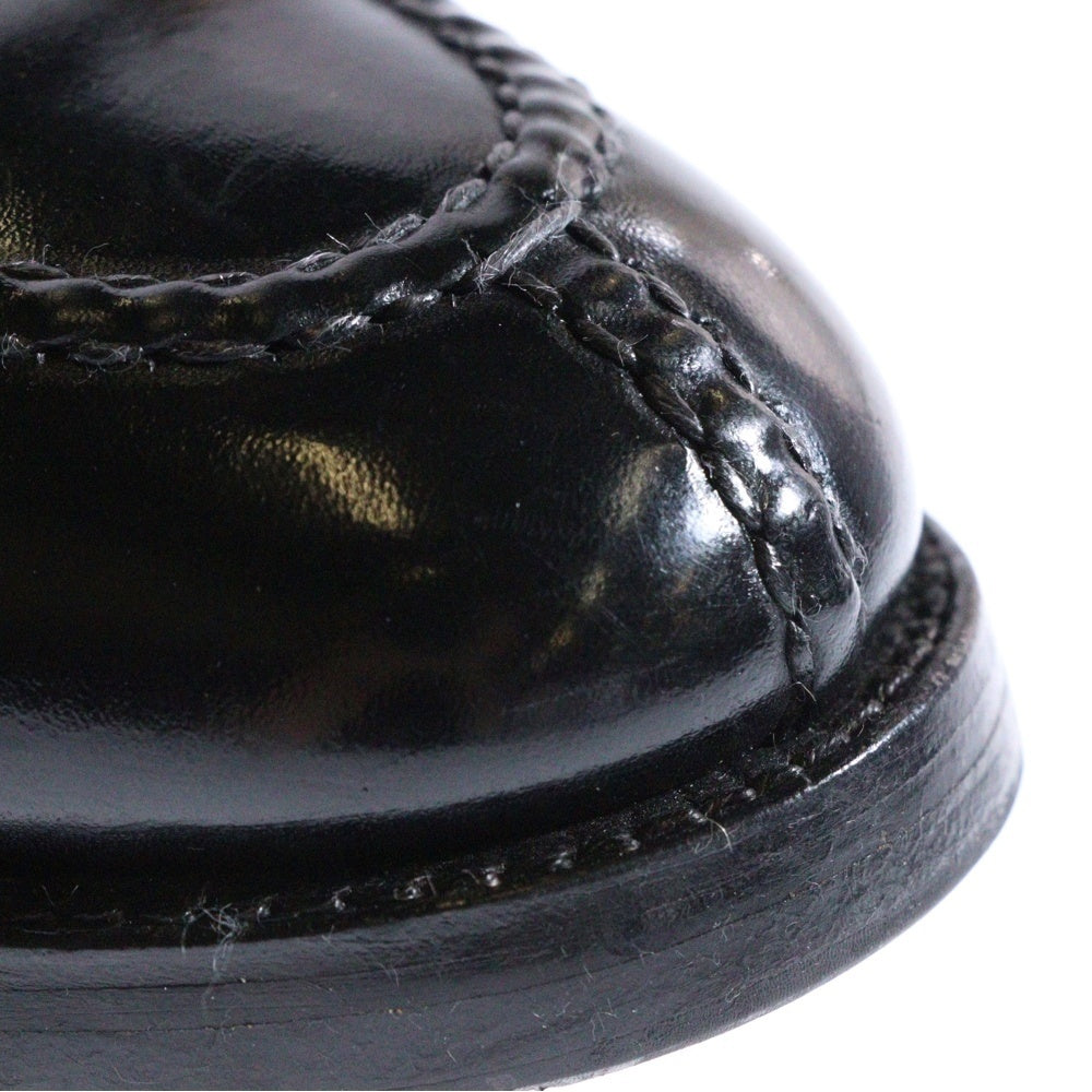 Alden(オールデン) 924 BLUCHER NST ブルーチャー Vチップ レースアップ ドレスシューズ 革靴 ブラック