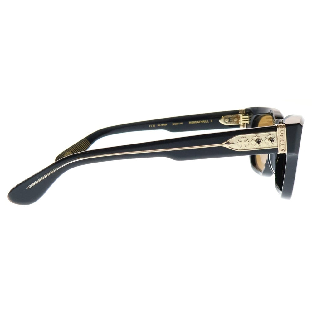CHROME HEARTS(クロムハーツ) MIDIXATHRILL II BK-18KGP ミディキサスリル サングラス メガネ 眼鏡 ブラック/ゴールド