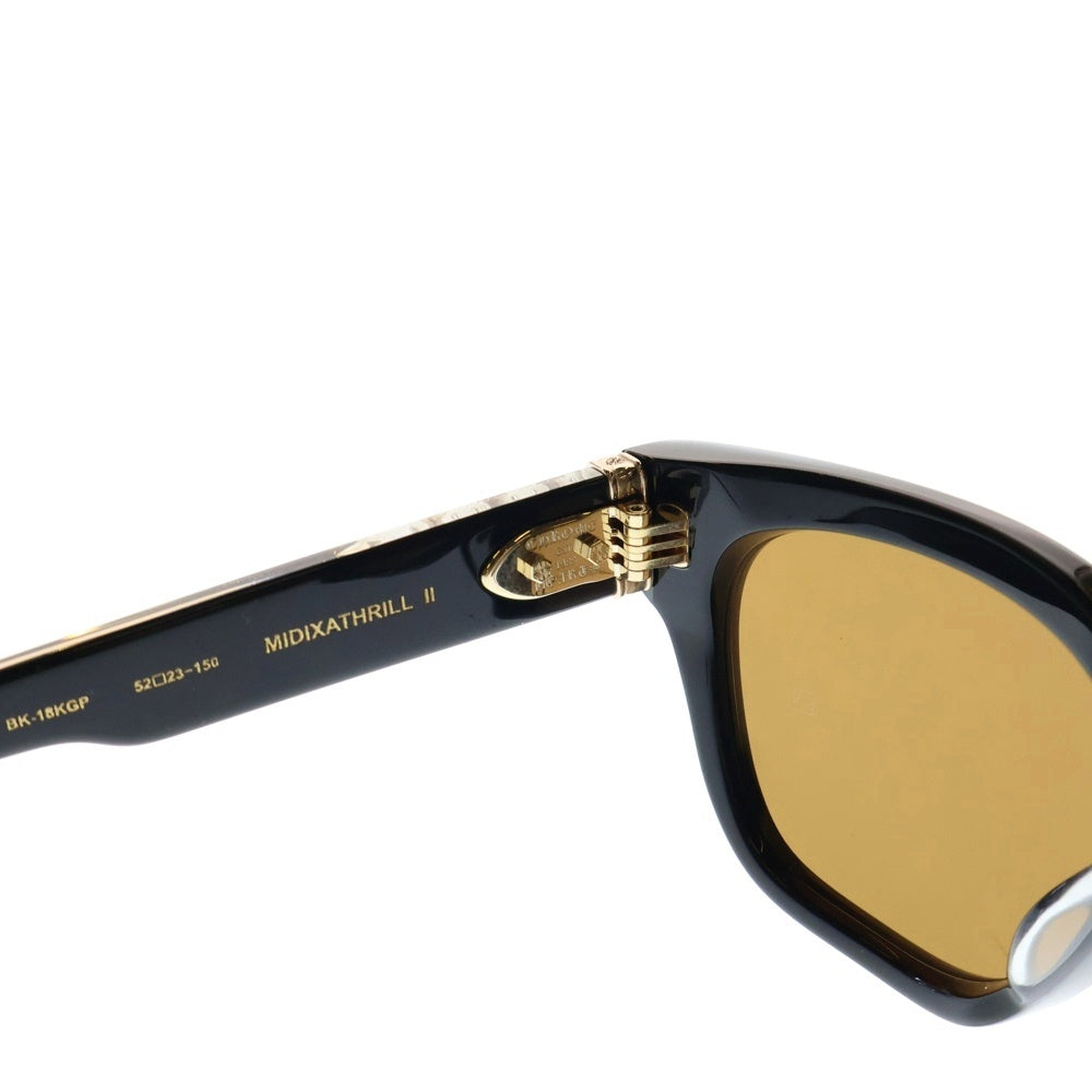 CHROME HEARTS(クロムハーツ) MIDIXATHRILL II BK-18KGP ミディキサスリル サングラス メガネ 眼鏡 ブラック/ゴールド