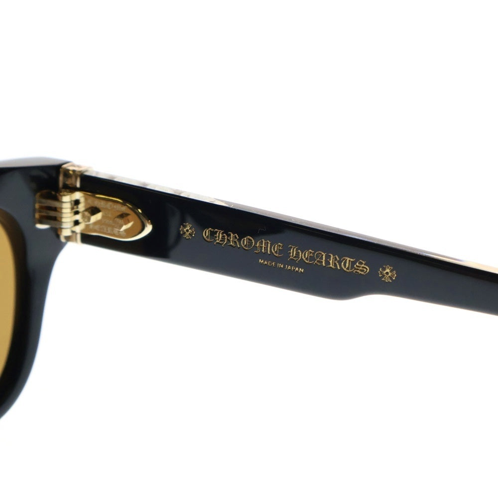 CHROME HEARTS(クロムハーツ) MIDIXATHRILL II BK-18KGP ミディキサスリル サングラス メガネ 眼鏡 ブラック/ゴールド
