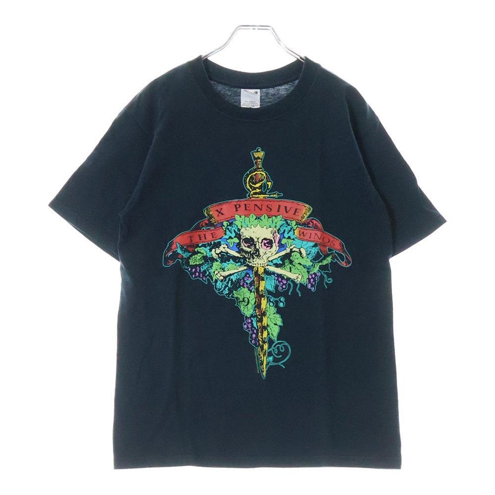 VINTAGE(ヴィンテージ) 90S Keith Richards X Pensive The Wino anvil ボディ キースリチャード プリントTシャツ 半袖カットソー グリーン