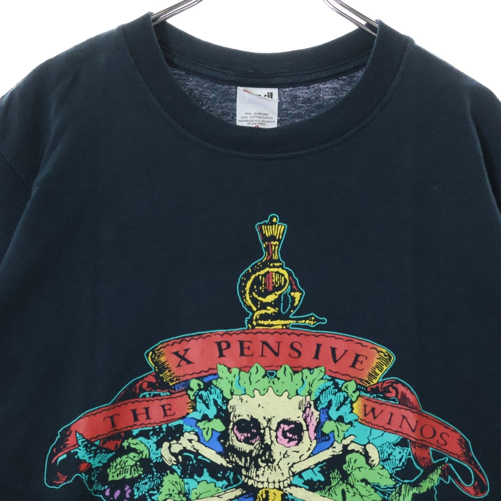 VINTAGE(ヴィンテージ) 90S Keith Richards X Pensive The Wino anvil ボディ キースリチャード プリントTシャツ 半袖カットソー グリーン