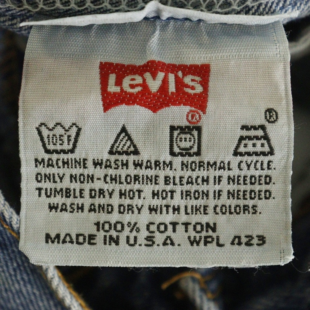 Levi's(リーバイス) 90S VINTAGE 6501-0193 501 FOR WOMEN ヴィンテージ ボタンフライ ストレートデニムパンツ ボタン裏544 USA製 スモールe レディース インディゴ