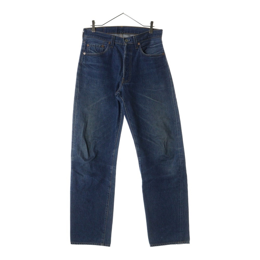 Levi's(リーバイス) 90S VINTAGE 501 BIGE復刻 ヴィンテージ ボタンフライ ストレートデニムパンツ バレンシア製 ボタン裏555 USA製 BIGE インディゴ