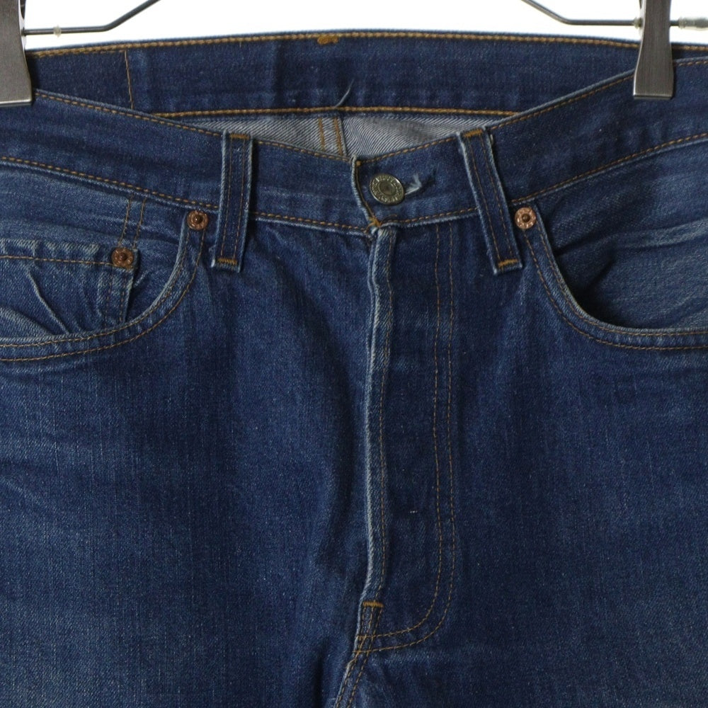 Levi's(リーバイス) 90S VINTAGE 501 BIGE復刻 ヴィンテージ ボタンフライ ストレートデニムパンツ バレンシア製 ボタン裏555 USA製 BIGE インディゴ