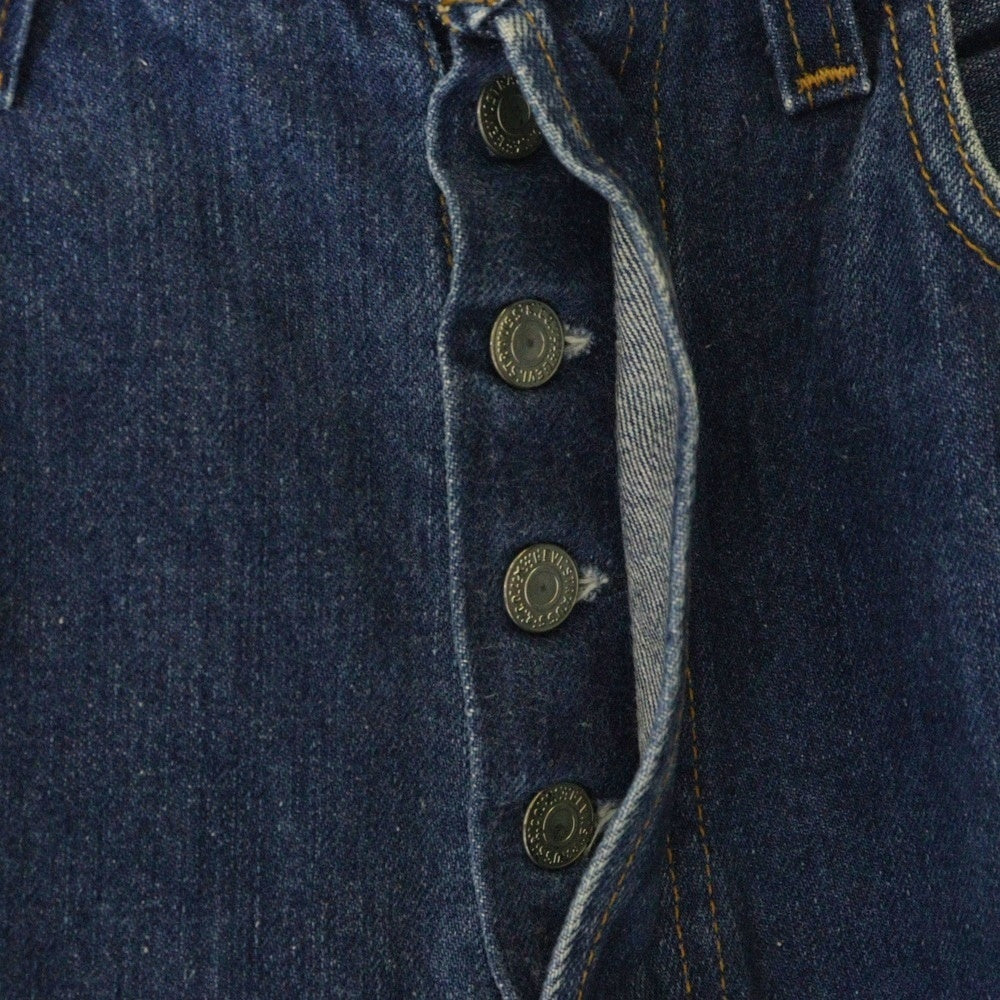 Levi's(リーバイス) 90S VINTAGE 501 BIGE復刻 ヴィンテージ ボタンフライ ストレートデニムパンツ バレンシア製 ボタン裏555 USA製 BIGE インディゴ