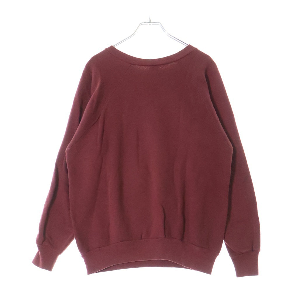 Healthknit(ヘルスニット) 60S VINTAGE RAGLAN SWEASHIRT ヴィンテージ クルーネック ラグランスウェットトレーナー レッド