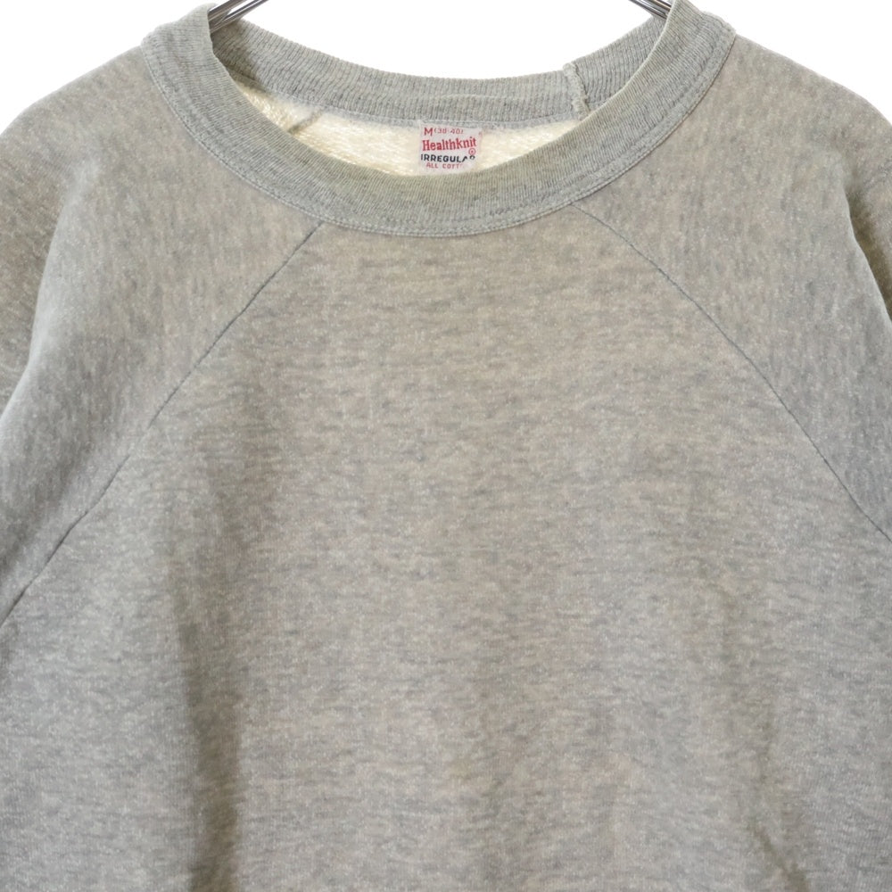 Healthknit(ヘルスニット) 50S VINTAGE RAGLAN SWEATSHIRT ヴィンテージ ラグランスウェットトレーナー グレー