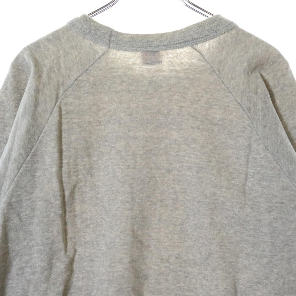 Healthknit(ヘルスニット) 50S VINTAGE RAGLAN SWEATSHIRT ヴィンテージ ラグランスウェットトレーナー グレー