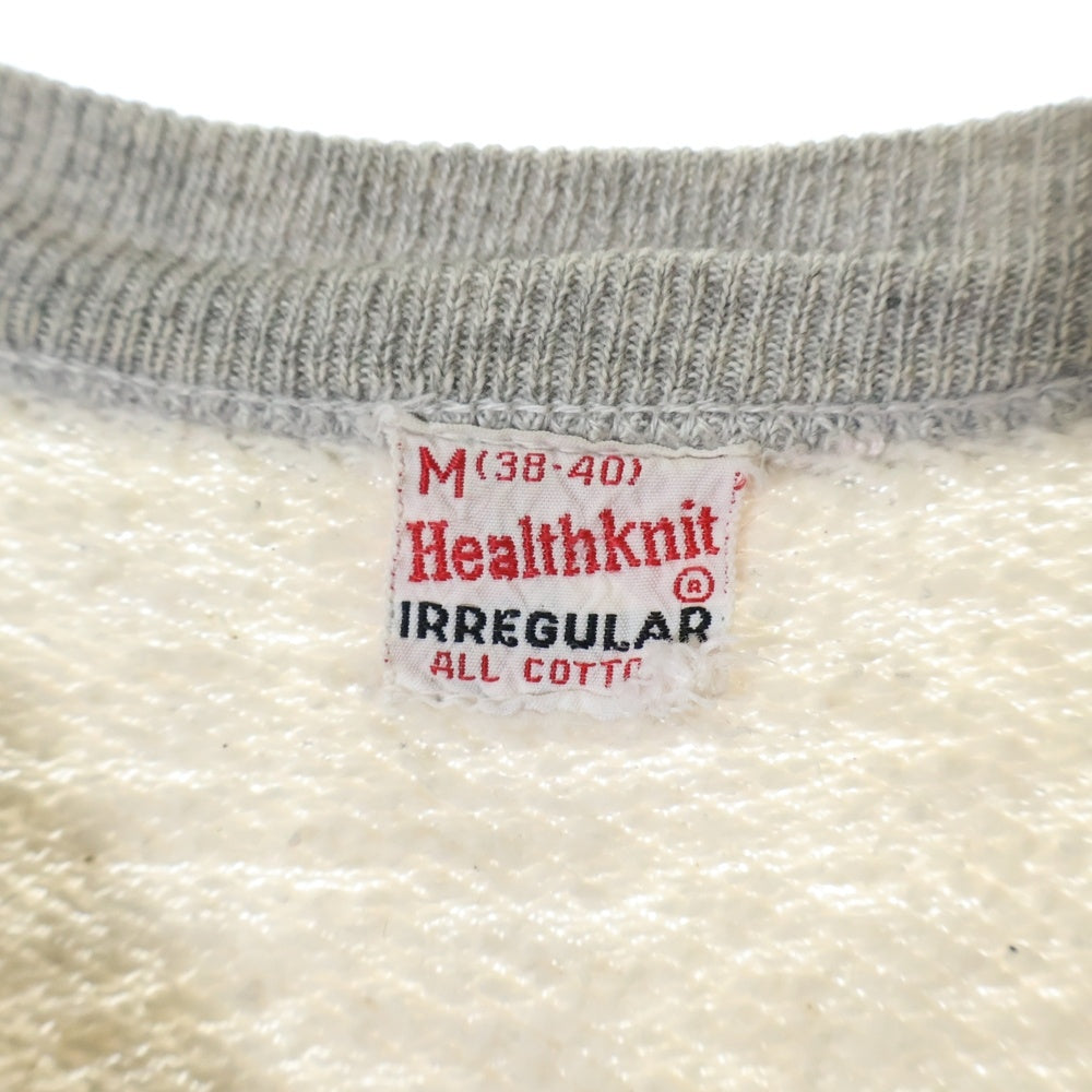 Healthknit(ヘルスニット) 50S VINTAGE RAGLAN SWEATSHIRT ヴィンテージ ラグランスウェットトレーナー グレー