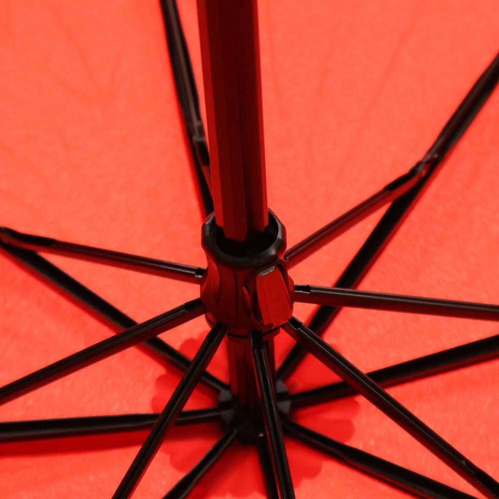 DIESEL(ディーゼル) FOLDING UMBRELLA ロゴデザイン アンブレラ 折り畳み傘 レッド