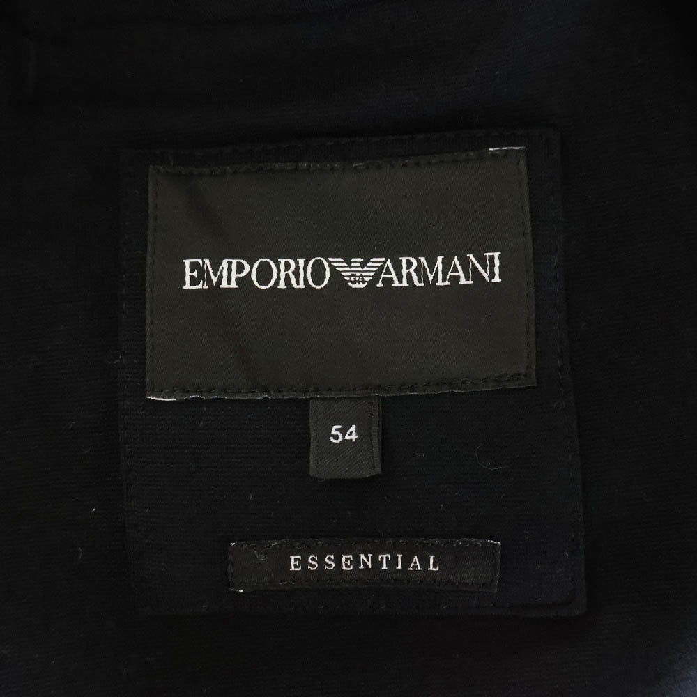 EMPORIO ARMANI(エンポリオアルマーニ) AD2021 ノッチドラペル 2B テーラードジャケット ブラック
