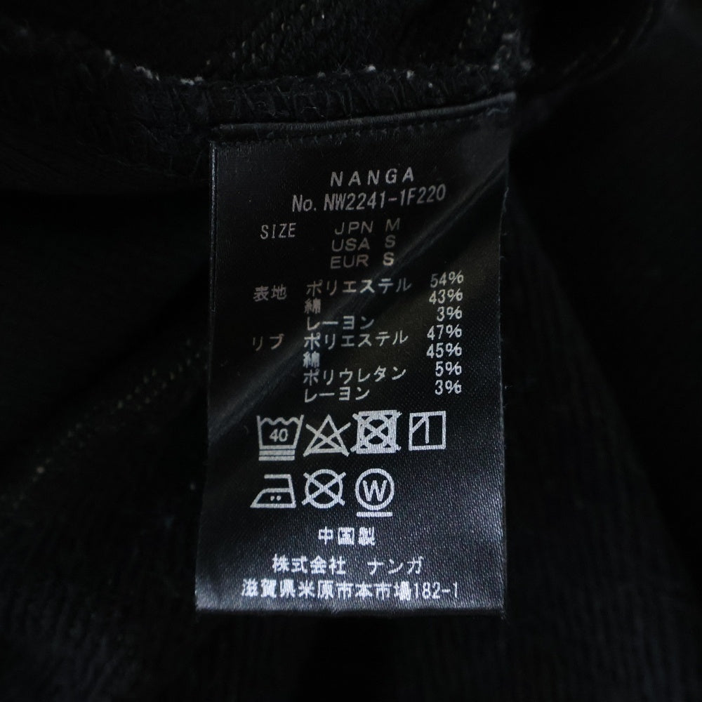 NANGA(ナンガ) ECO HYBRID CREW SWEAT エコ ハイブリッド クルーネックスウェットトレーナー グレー/ブラック NW2241-1F220