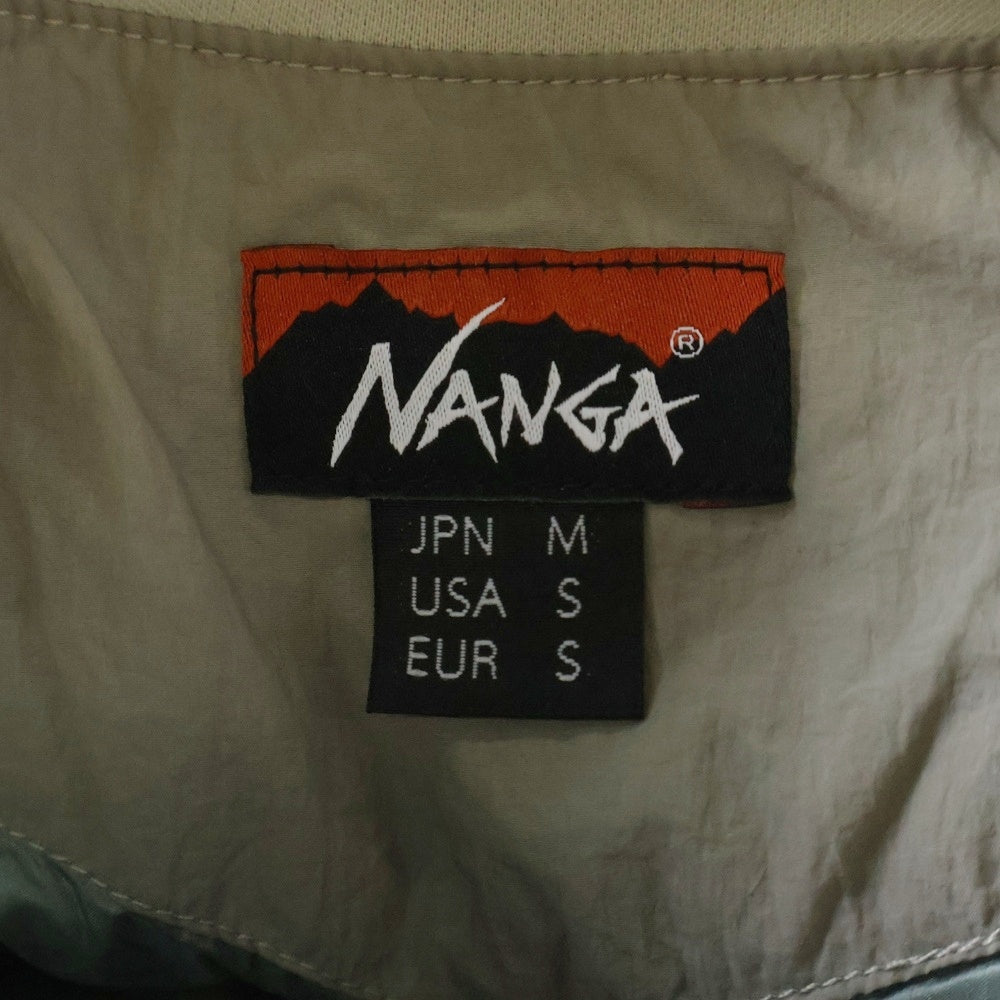 NANGA(ナンガ) NO COLLAR SOFT DOWN CARDIGAN ノーカラー ソフト ダウンカーディガン ベージュ 24SA-1