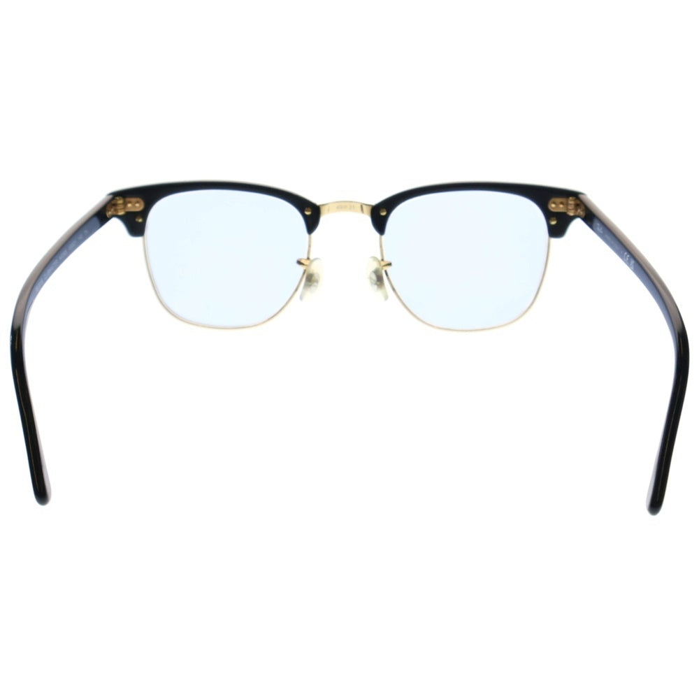 Ray Ban(レイバン) CLUBMASTER クラブマスター サングラス メガネ 眼鏡 ブラック/ゴールド RB3016 W0365