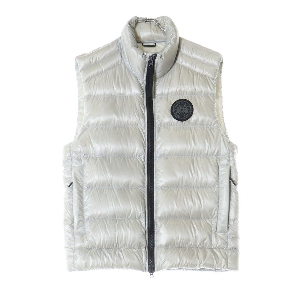 CANADA GOOSE(カナダグース) BLACK LABEL CROFTON VEST ブラックレーベル クロフトン ベスト ライトダウン シルバー 2229MB
