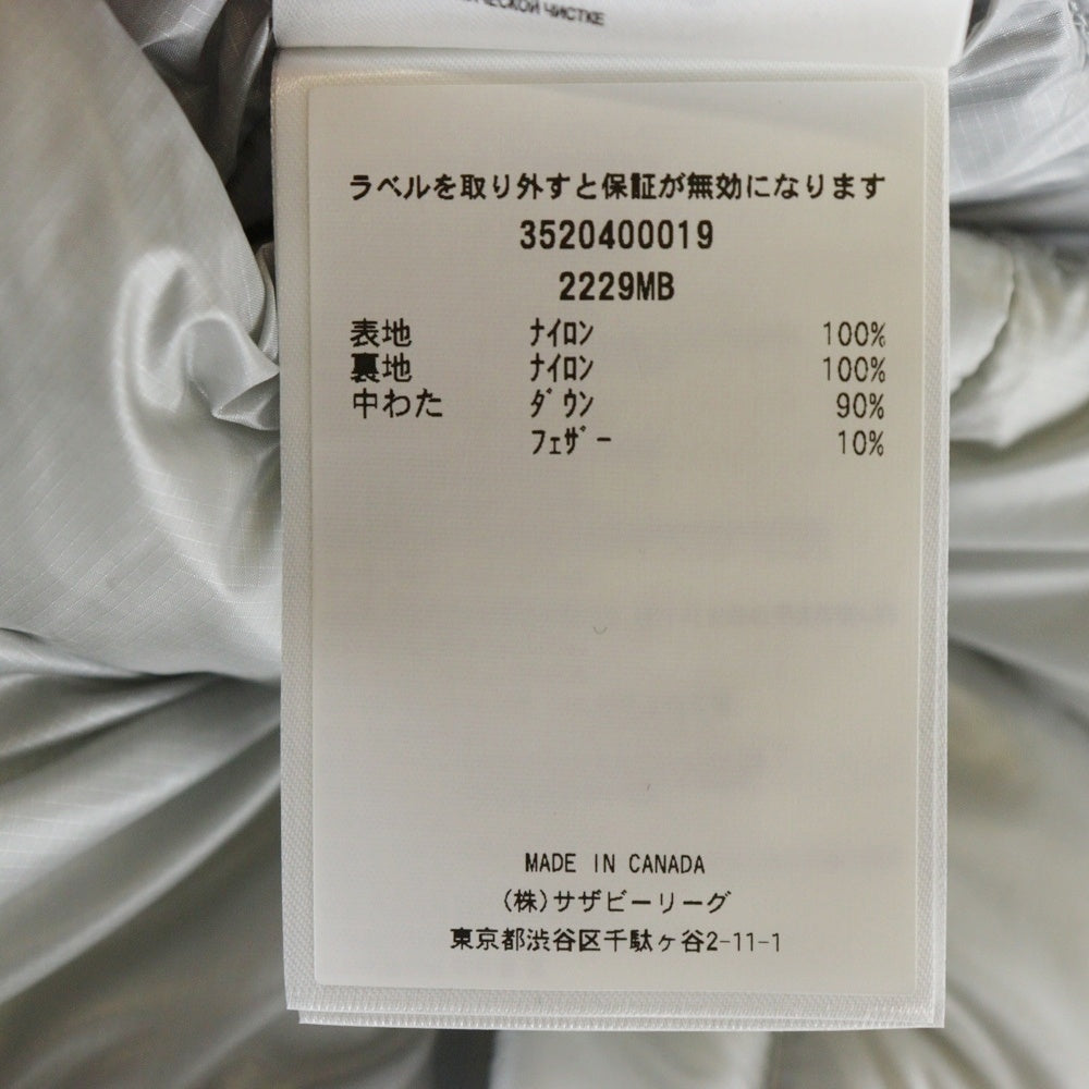 CANADA GOOSE(カナダグース) BLACK LABEL CROFTON VEST ブラックレーベル クロフトン ベスト ライトダウン シルバー 2229MB