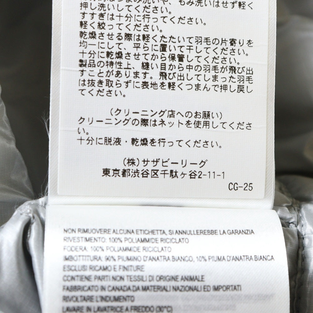 CANADA GOOSE(カナダグース) BLACK LABEL CROFTON VEST ブラックレーベル クロフトン ベスト ライトダウン シルバー 2229MB