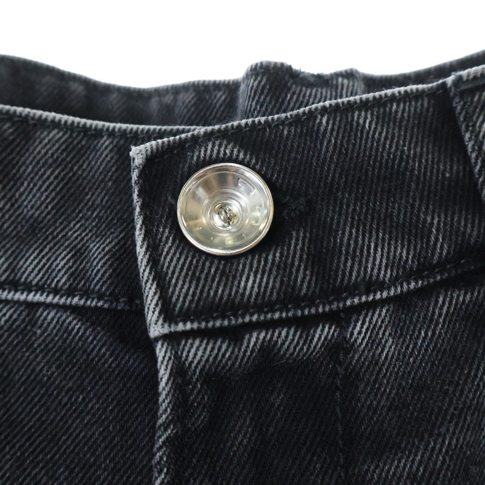 Maison Margiela 1(メゾンマルジェラ) 23AW スラッシュディテール カットアウト デニムパンツ ジーンズ ブラック S51LA0051 S30743