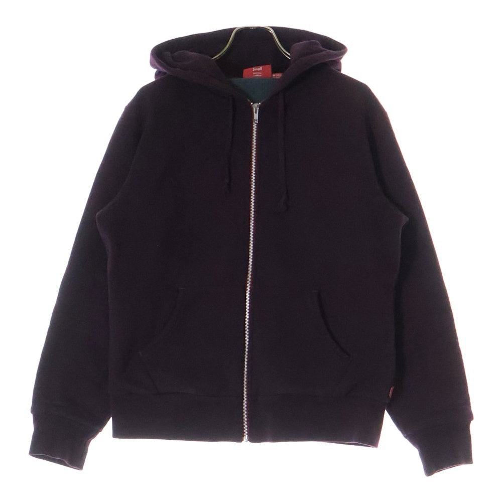 SUPREME(シュプリーム) 18AW Thermal Zip Up Sweatshirt サーマル ジップアップスウェットシャツ フーディー パーカー バーガンディー
