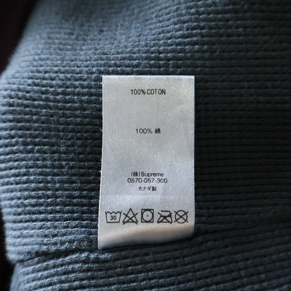 SUPREME(シュプリーム) 18AW Thermal Zip Up Sweatshirt サーマル ジップアップスウェットシャツ フーディー パーカー バーガンディー