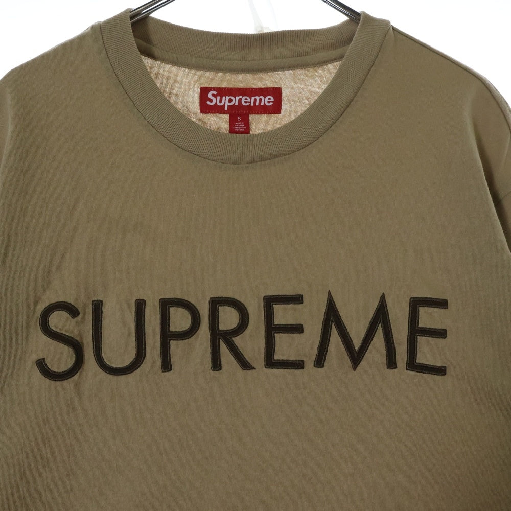 SUPREME(シュプリーム) 25SS Capital S/S Top キャピタル ロゴプリント 半袖Tシャツ カットソー ベージュ