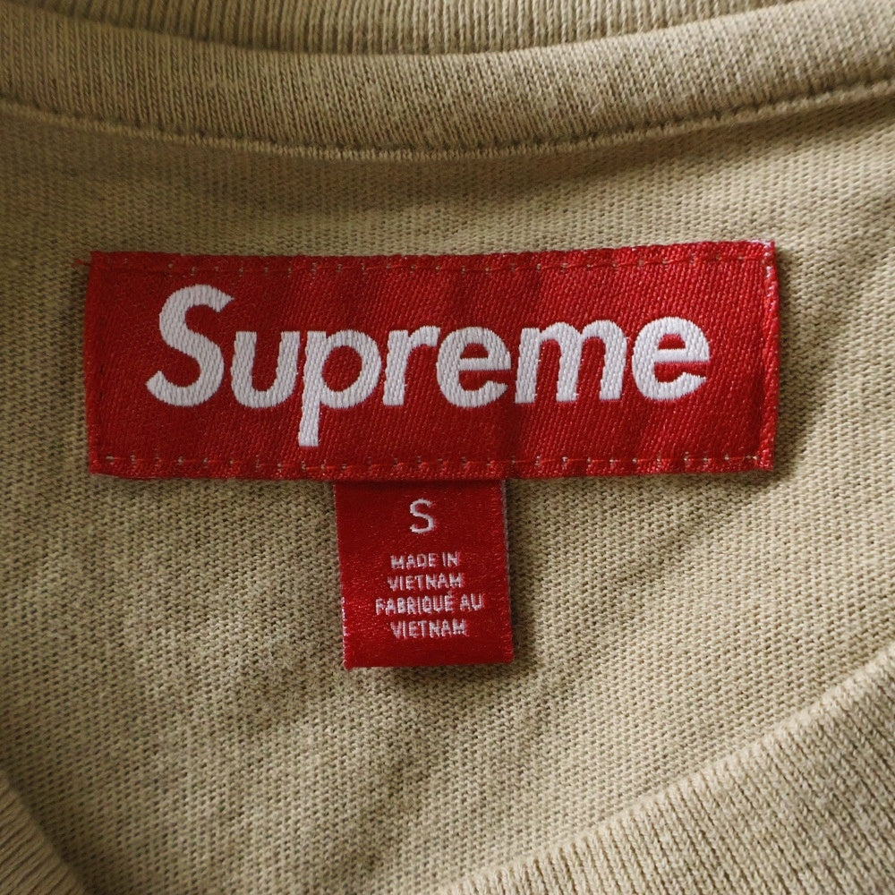SUPREME(シュプリーム) 25SS Capital S/S Top キャピタル ロゴプリント 半袖Tシャツ カットソー ベージュ