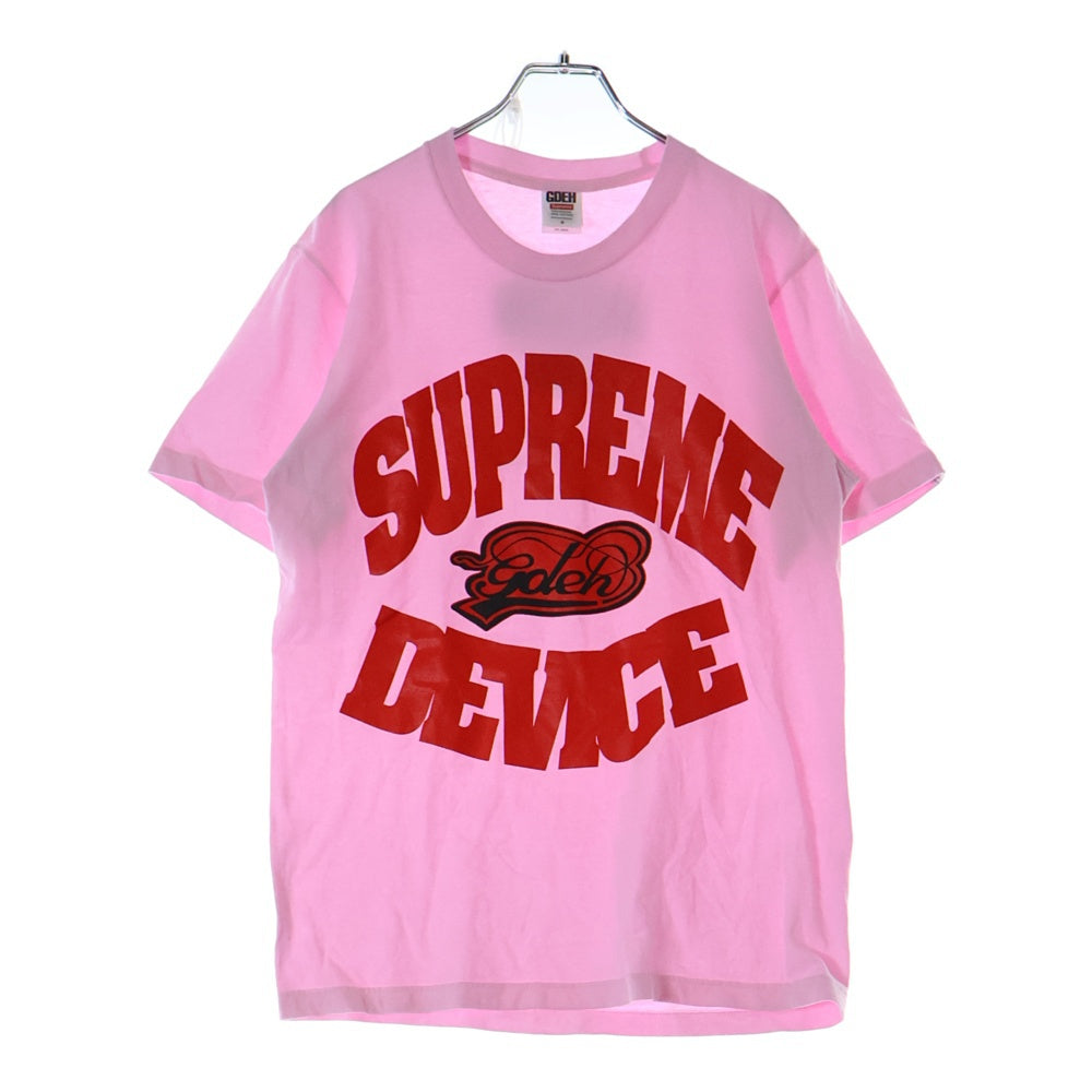SUPREME(シュプリーム) 25SS ×GOODENOUGH Device Tee グッドイナフ デバイス プリント 半袖Tシャツ カットソー ピンク