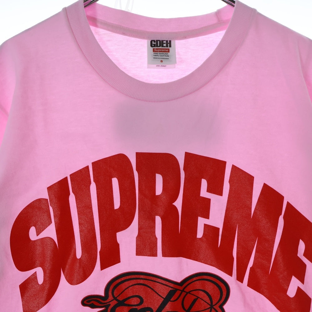 SUPREME(シュプリーム) 25SS ×GOODENOUGH Device Tee グッドイナフ デバイス プリント 半袖Tシャツ カットソー ピンク
