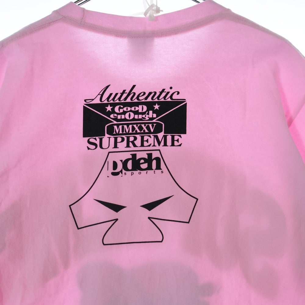 SUPREME(シュプリーム) 25SS ×GOODENOUGH Device Tee グッドイナフ デバイス プリント 半袖Tシャツ カットソー ピンク