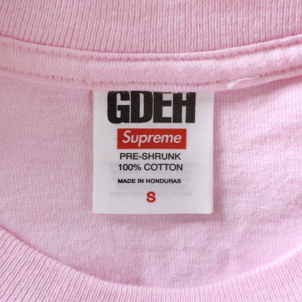 SUPREME(シュプリーム) 25SS ×GOODENOUGH Device Tee グッドイナフ デバイス プリント 半袖Tシャツ カットソー ピンク