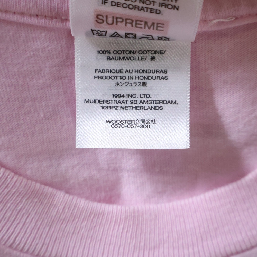 SUPREME(シュプリーム) 25SS ×GOODENOUGH Device Tee グッドイナフ デバイス プリント 半袖Tシャツ カットソー ピンク