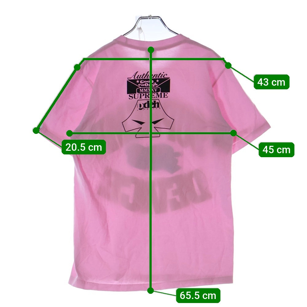 SUPREME(シュプリーム) 25SS ×GOODENOUGH Device Tee グッドイナフ デバイス プリント 半袖Tシャツ カットソー ピンク