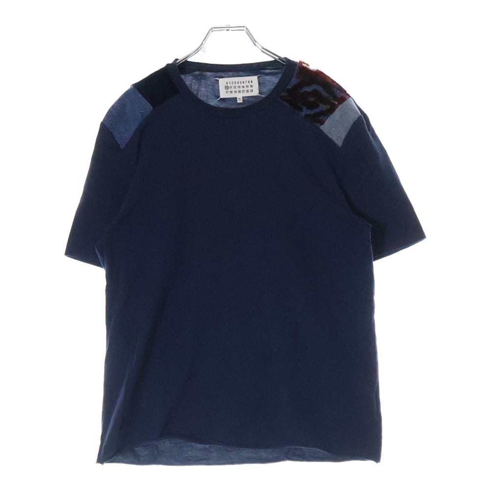 Maison Margiela 10(メゾン マルジェラ) 16SS PATCH TEE 切替 パッチ 半袖Tシャツ カットソー ネイビー S50GC0440 S22816