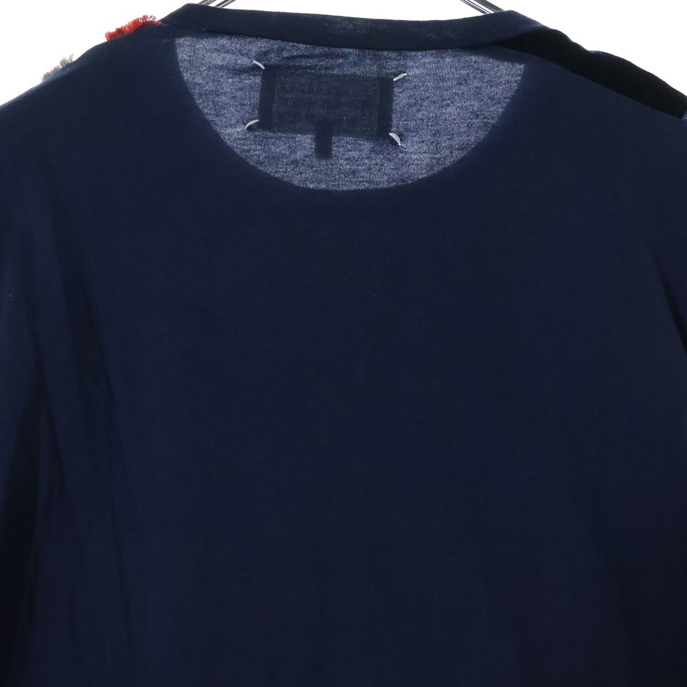 Maison Margiela 10(メゾン マルジェラ) 16SS PATCH TEE 切替 パッチ 半袖Tシャツ カットソー ネイビー S50GC0440 S22816