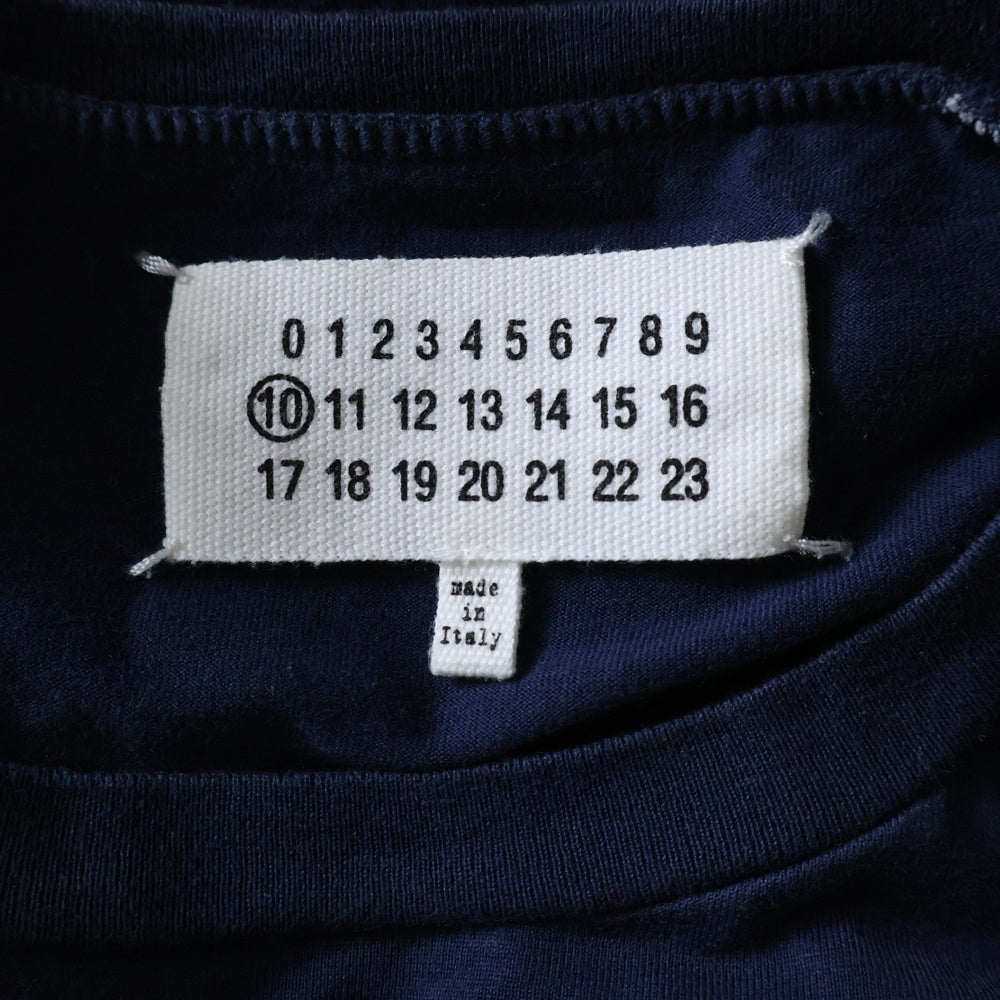 Maison Margiela 10(メゾン マルジェラ) 16SS PATCH TEE 切替 パッチ 半袖Tシャツ カットソー ネイビー S50GC0440 S22816