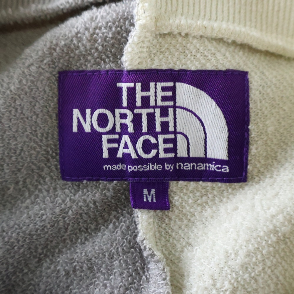 THE NORTH FACE PURPLE LABEL(ノースフェイスパープルレーベル) 19SS ASYMMETRY LOGO TEE アシンメトリー 切替 ロゴ 半袖Tシャツ カットソー マルチカラー NT3916N