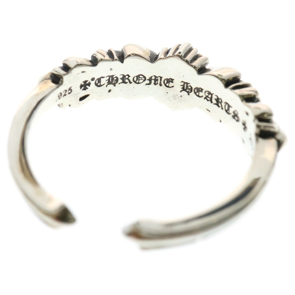 CHROME HEARTS(クロムハーツ) BABY CLSC ベイビークラシック ダブルフローラルリング シルバー