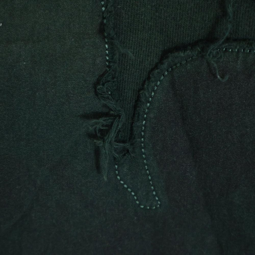 RAF BY RAF SIMONS(ラフ バイ ラフシモンズ) 06AW ARCHIVE SILENT BRIGADE アーカイブ サイレントブリガード パッチワークデザイン プルオーバースウェットトレーナー